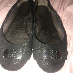 Women’s Coach black flats size 6